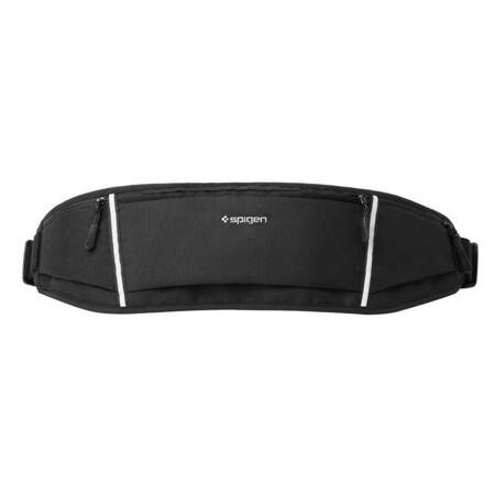 Spigen A710 Dynamic Shield Waist Bag - Saszetka sportowa / nerka na smartfon do 6.9" (Czarny)