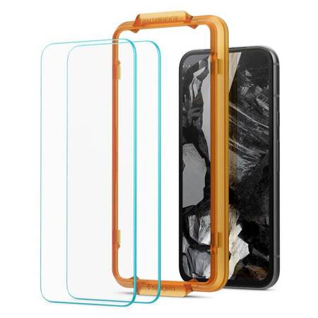 Spigen Alm Glas.TR 2-Pack - Szkło hartowane do Google Pixel 8A (Przezroczysty)