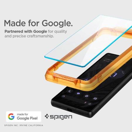 Spigen Alm Glass FC 2-Pack - Szkło hartowane do Google Pixel 7A (Przezroczysty)