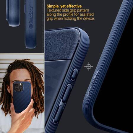 Spigen Caseology Parallax Mag MagSafe - Etui do iPhone 15 Pro (Midnight Blue)