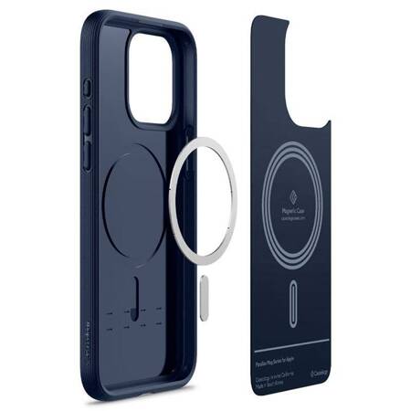 Spigen Caseology Parallax Mag MagSafe - Etui do iPhone 15 Pro (Midnight Blue)