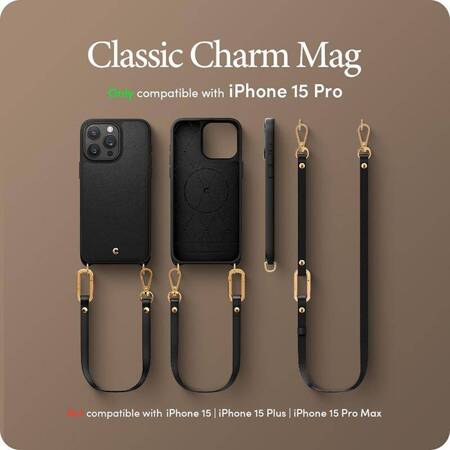 Spigen Cyrill Classic Charm Mag MagSafe - Etui do iPhone 15 Pro (Cream)