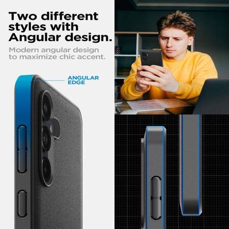 Spigen Essential SandBlast - Etui do Samsung Galaxy M55 5G (Matte Black)