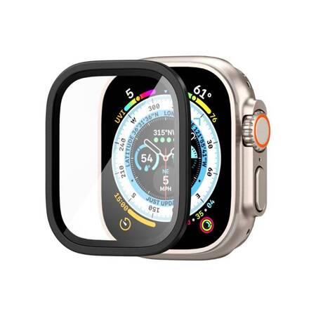 Spigen Glas.TR Slim Pro - Szkło hartowane do Apple Watch Ultra 49 mm (Czarny)