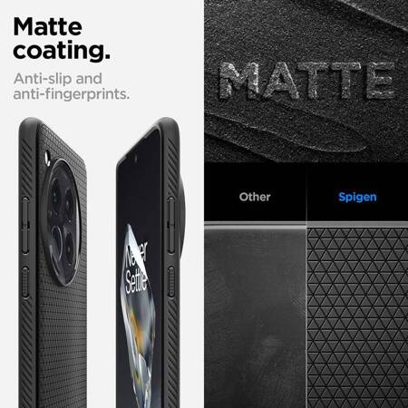 Spigen Liquid Air - Etui do OnePlus 12 (Matte Black)