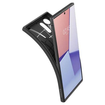 Spigen Liquid Air - Etui do Samsung Galaxy S23 Ultra (Matte Black)