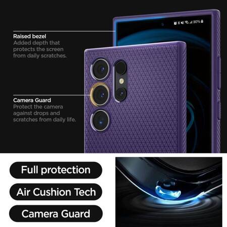 Spigen Liquid Air - Etui do Samsung Galaxy S24 Ultra (Deep Purple)