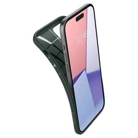 Spigen Liquid Air - Etui do iPhone 15 (Abyss Green)