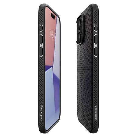 Spigen Liquid Air - Etui do iPhone 15 Pro (Matte Black)