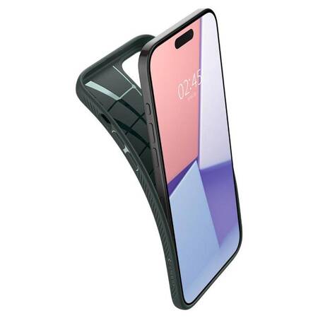 Spigen Liquid Air - Etui do iPhone 15 Pro Max (Abyss Green)