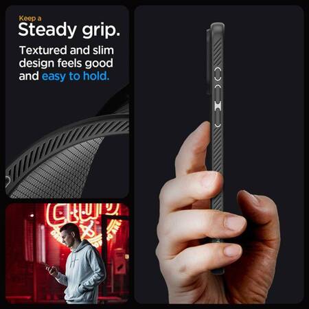 Spigen Liquid Air - Etui do iPhone 15 Pro Max (Matte Black)