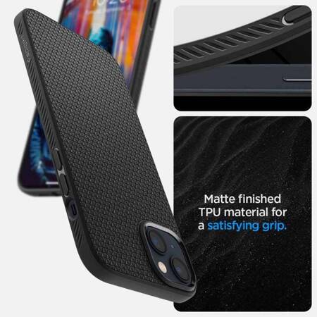 Spigen Liquid Air - Etui iPhone 14 Plus (Czarny)