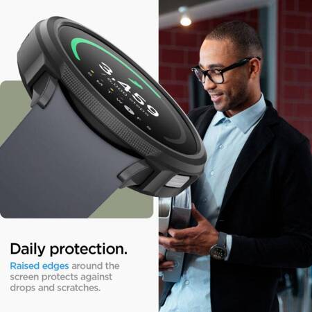 Spigen Liquid Air - Obudowa do Samsung Galaxy Watch 6 40 mm (Czarny)