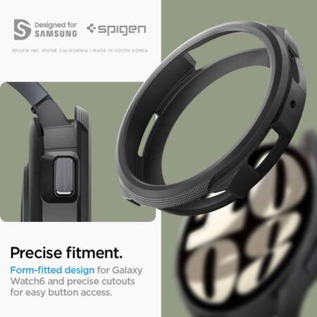 Spigen Liquid Air - Obudowa do Samsung Galaxy Watch 6 40 mm (Czarny)