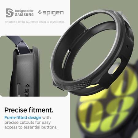 Spigen Liquid Air - Obudowa do Samsung Galaxy Watch 7 40 mm (Matte Black)