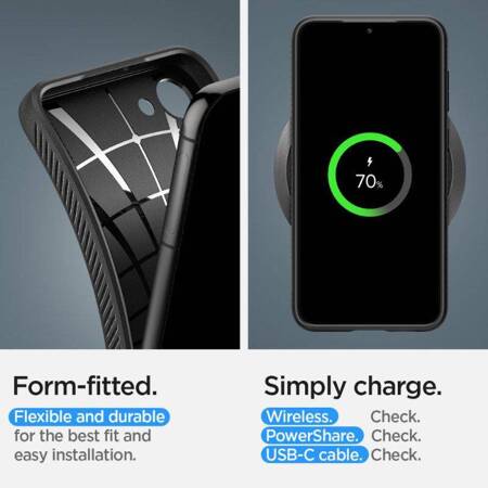 Spigen Liquid Air Sam S23+ czarny/matte black ACS05666