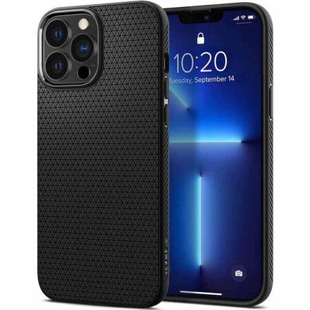 Spigen Liquid Air iPhone 13 Pro 6.1" czarny/black ACS03258