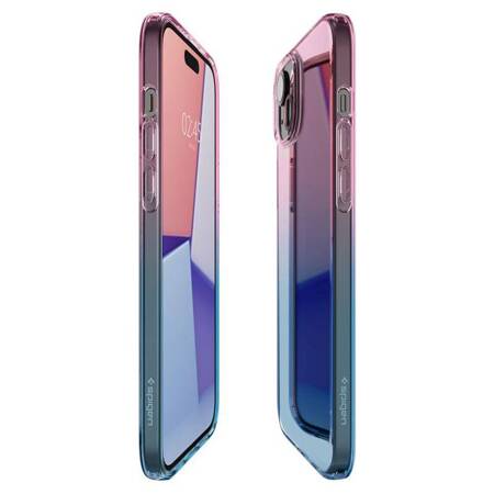 Spigen Liquid Crystal Glitter - Etui do iPhone 15 (Gradation Pink)