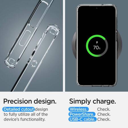 Spigen Liquid Crystal Sam S23+ crystal clear ACS05662