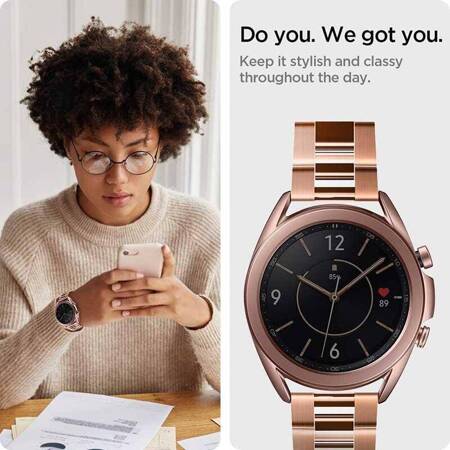 Spigen Modern Fit Band Samsung Galaxy Watch 3 41mm różowo-złoty/rose gold 600WB24982