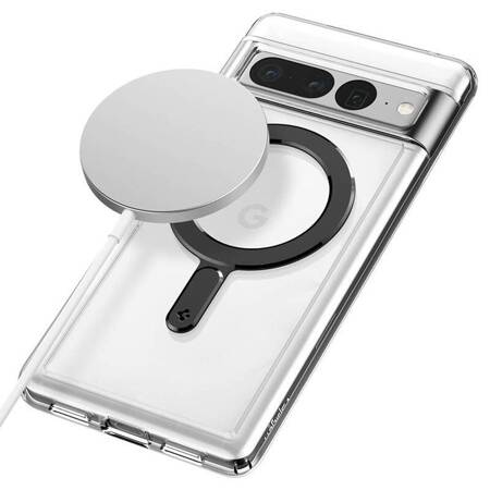 Spigen OneTap Ring Magnetic MagSafe Plate - Uniwersalny pierścień magnetyczny na etui / smartfona (Czarny)