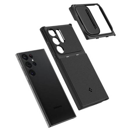 Spigen Optik Armor Sam S23 Ultra czarny/black ACS05639