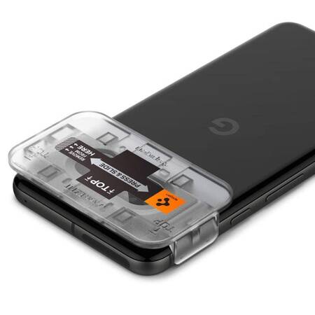 Spigen Optik.TR EZ Fit Camera Lens Protector - Szkło ochronne na obiektyw do Google Pixel 8 (2 szt) (Czarny)