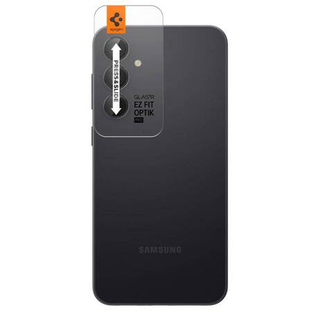 Spigen Optik.TR EZ Fit Camera Lens Protector - Szkło ochronne na obiektyw do Samsung Galaxy S23 FE (2 szt) (Czarny)