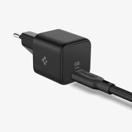 Spigen PE2103 ArcStation - Ładowarka sieciowa USB-C PD 27W (Czarny)