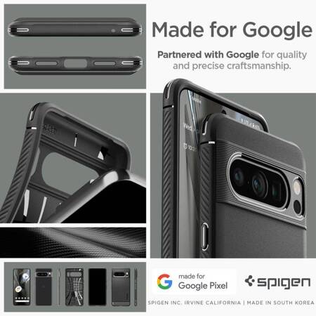 Spigen Rugged Armor - Etui do Google Pixel 8 Pro (Czarny)