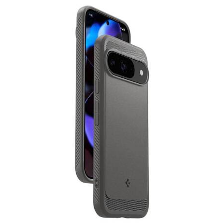 Spigen Rugged Armor - Etui do Google Pixel 9 / 9 Pro (Marble Grey)