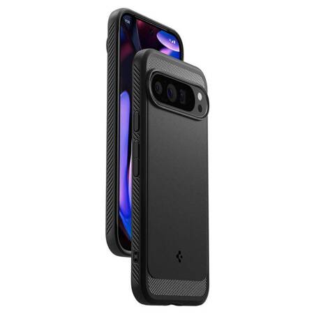 Spigen Rugged Armor - Etui do Google Pixel 9 Pro XL (Matte Black)