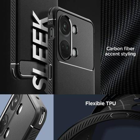 Spigen Rugged Armor - Etui do OnePlus Nord 3 5G (Matte Black)