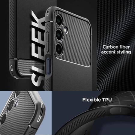 Spigen Rugged Armor - Etui do Samsung Galaxy A25 5G (Czarny)