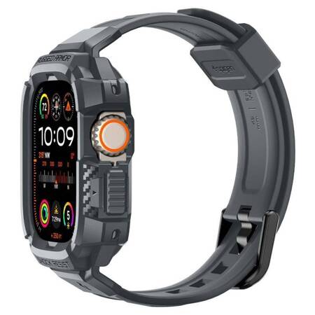 Spigen Rugged Armor Pro - Pasek z obudową do Apple Watch Ultra 49 mm (Dark Grey)