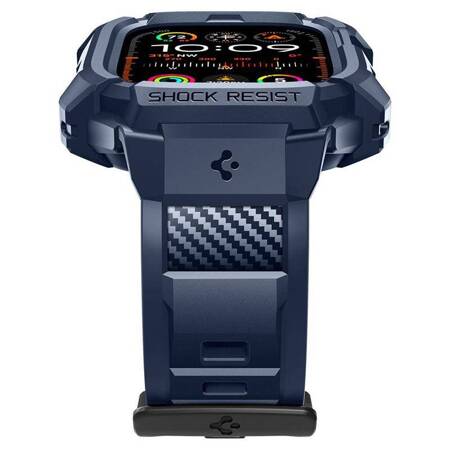 Spigen Rugged Armor Pro - Pasek z obudową do Apple Watch Ultra 49 mm (Navy Blue)