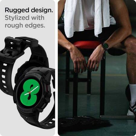 Spigen Rugged Armor Pro Samsung Watch 4 /5 44mm szary/charcoal grey ACS05392
