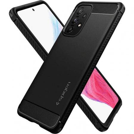 Spigen Rugged Armor Samsung A53 5G A536 czarny/black matte ACS04159