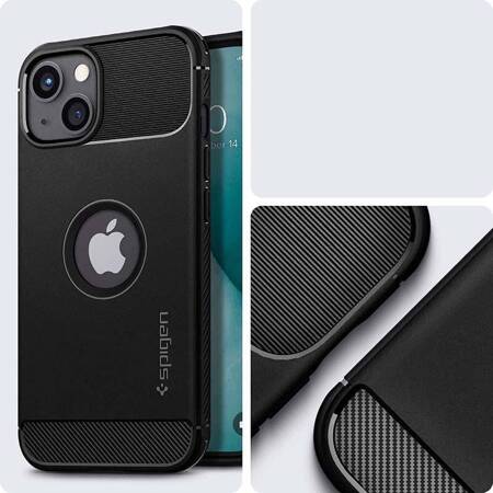 Spigen Rugged Armor iPhone 13 6.1" czarny/black matte ACS03518