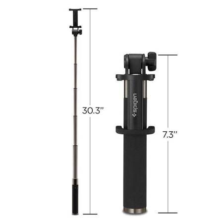 Spigen S530W - Uchwyt selfie stick (Czarny)