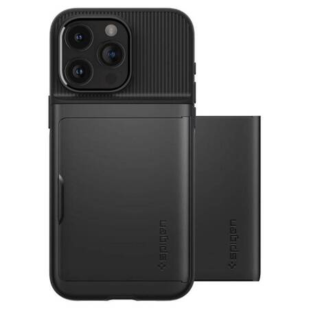 Spigen Slim Armor CS - Etui do iPhone 15 Pro (Czarny)