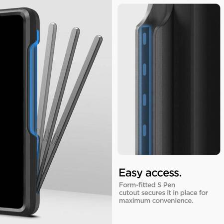 Spigen Slim Armor Pro Pen - Etui do Samsung Galaxy Z Fold 5 (Czarny)