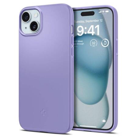 Spigen Thin Fit - Etui do iPhone 15 (Fioletowy)