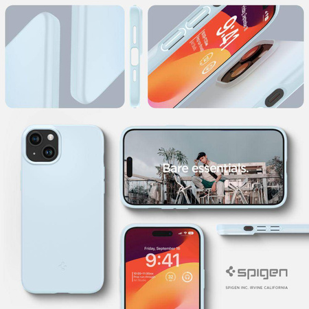 Spigen Thin Fit - Etui do iPhone 15 (Niebieski)