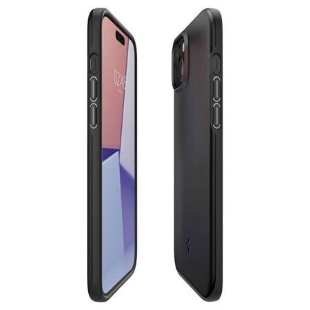 Spigen Thin Fit - Etui do iPhone 15 Plus (Czarny)