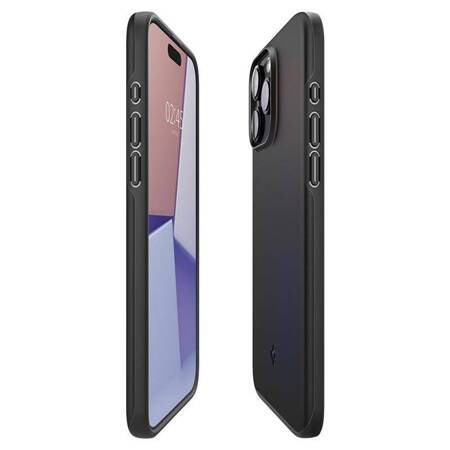 Spigen Thin Fit - Etui do iPhone 15 Pro Max (Czarny)