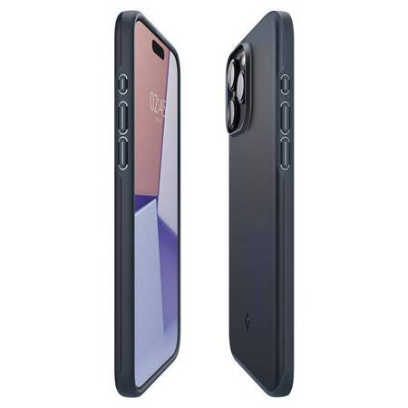 Spigen Thin Fit - Etui do iPhone 15 Pro Max (Metal Slate)