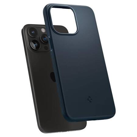 Spigen Thin Fit - Etui do iPhone 15 Pro Max (Metal Slate)