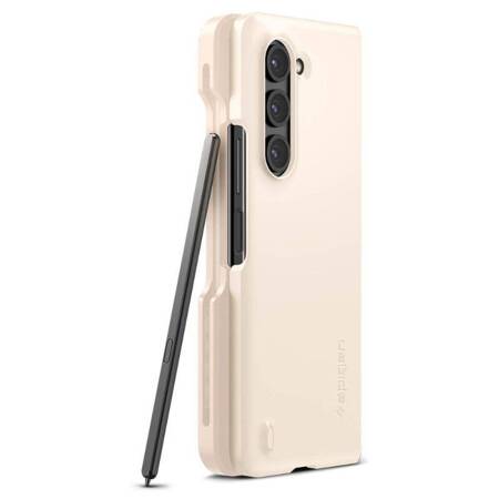 Spigen Thin Fit Pen - Etui do Samsung Galaxy Z Fold 5 (Pearled Ivory)