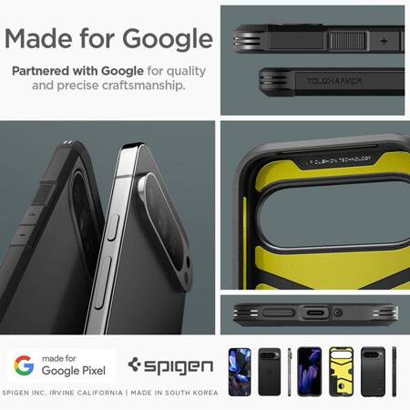 Spigen Tough Armor - Etui do Google Pixel 9 Pro XL (Czarny)